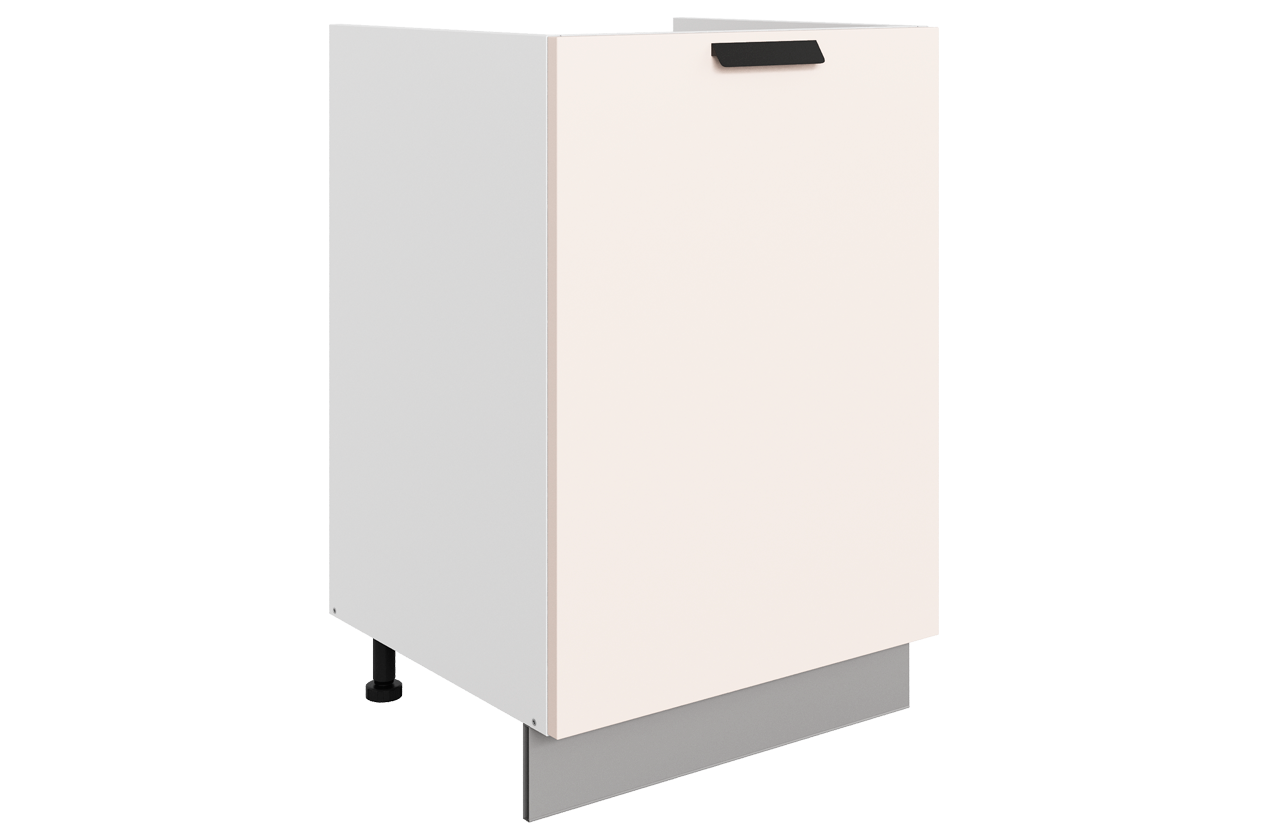Джаз Шкаф рабочий под мойку L500 (1 дв. гл.) (эмаль)