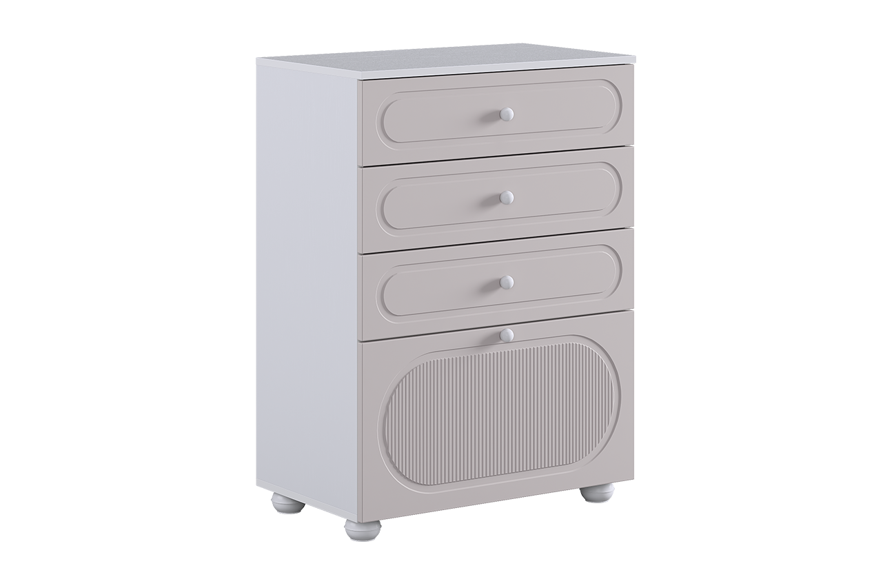 Милана Комод (белое дерево/сакура)