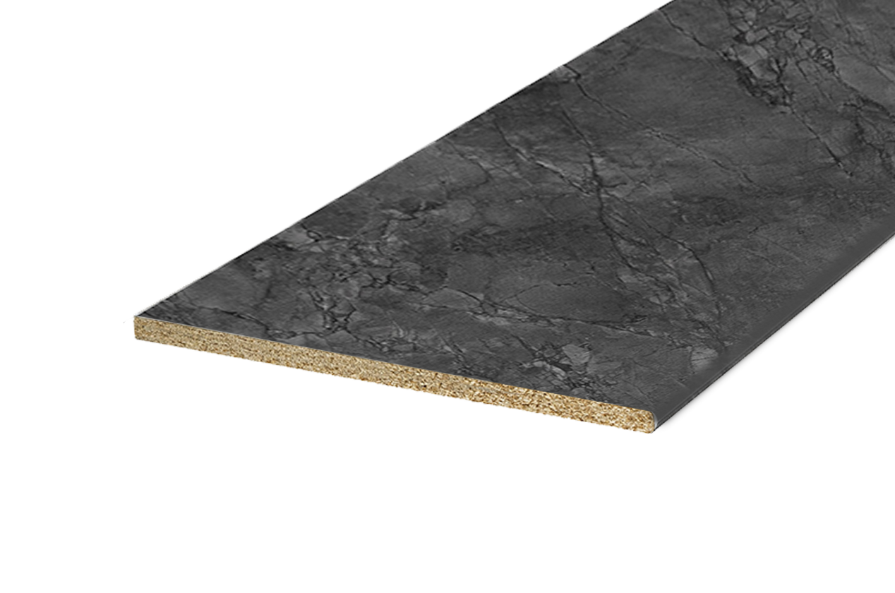 Столешница постформинг H38 L600 (мрамор империал темный)