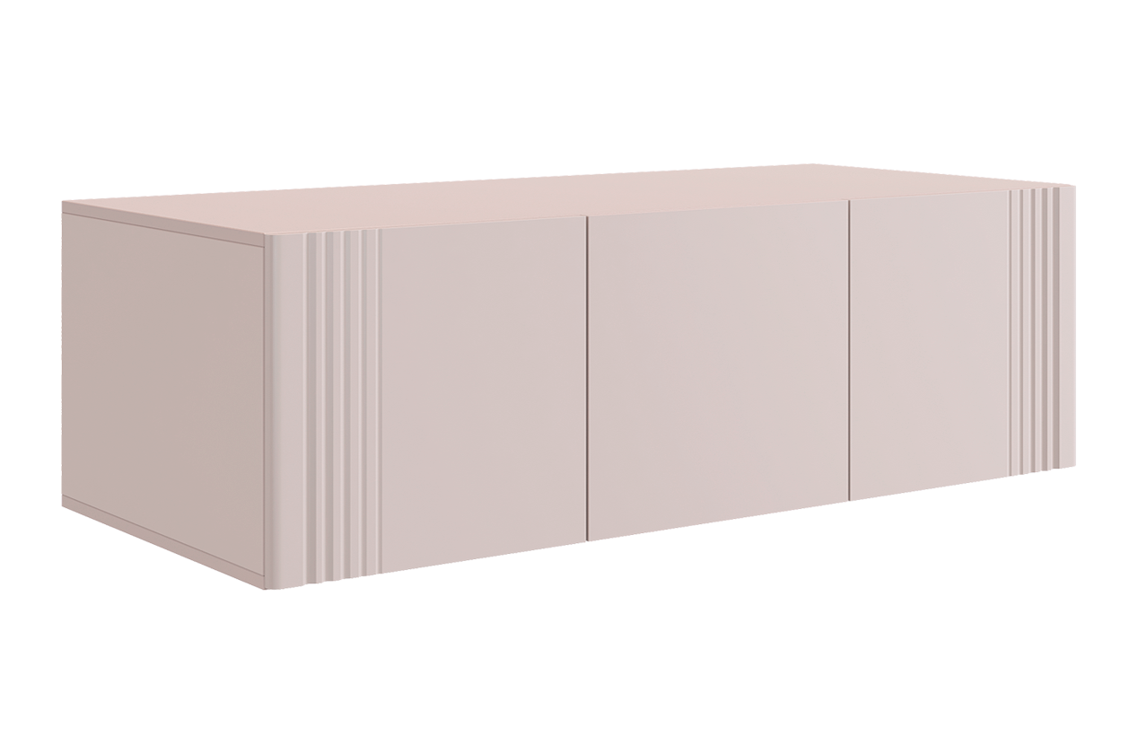 Катрин Антресоль трехдверная 117.01 (кашемир/фрапучино матовый)