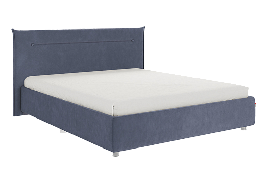 Кровать с основанием Альба 160х200 см (топаз (велюр))