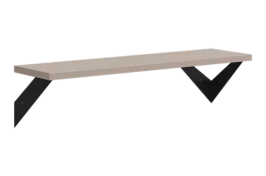 Рич Полка навесная (кашемир/черный)