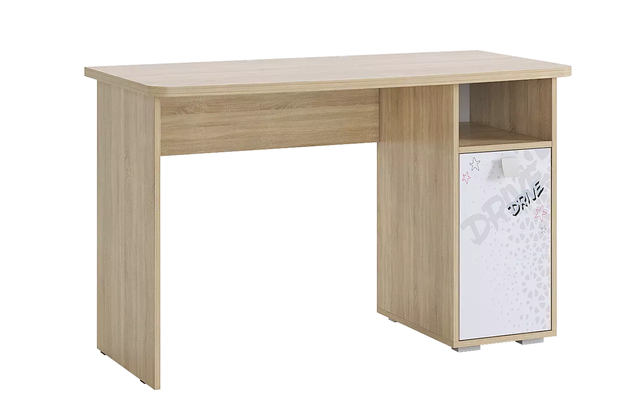 Энерджи Стол (дуб сонома/белый)